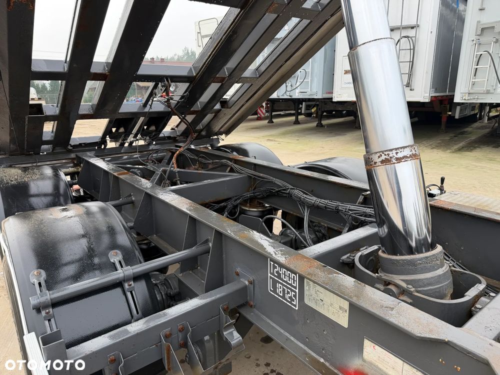 Zorzi Przyczepa Hakowiec Wywrotka do Przewozu Kontenerów 6,50 m - 7,00 m - 15