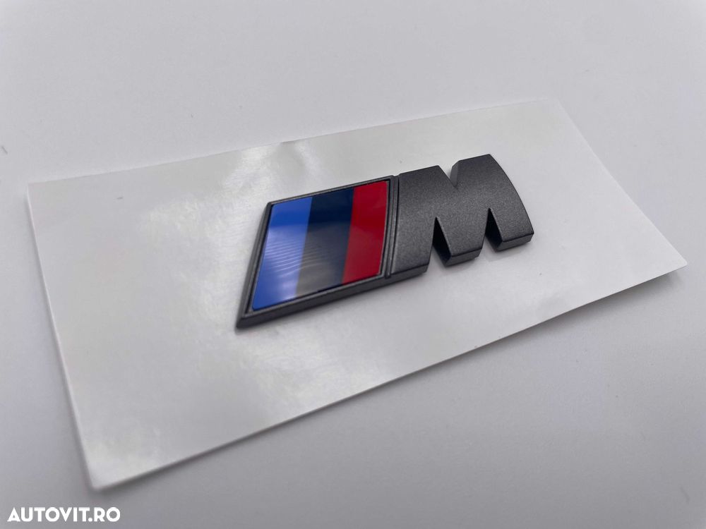 Emblema Compatibila BMW M aripa gri seria 3 4 5 6 7 8 nou - 2