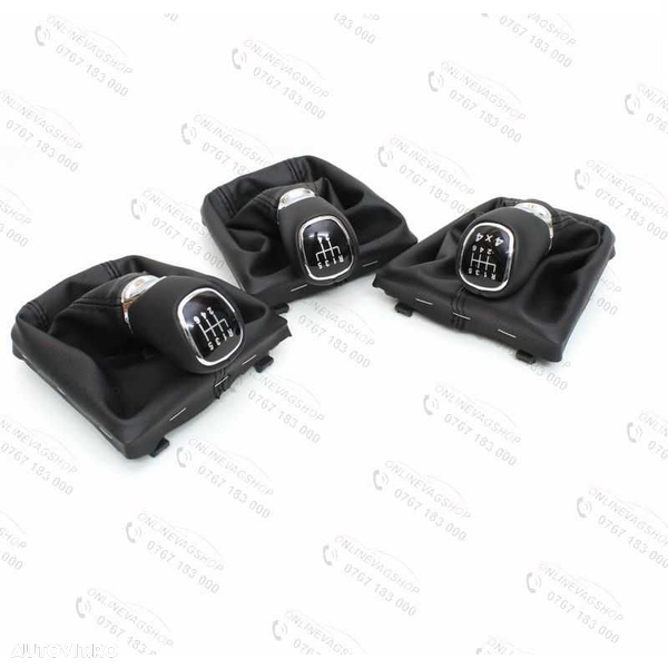 Nuca piele + manson schimbator Skoda Superb 2  cu 5 sau 6 viteze