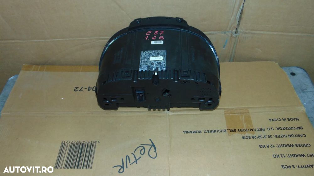 Ceasuri bord BMW Seria 1 E 87 1.6benzina an 2004-2007 cod 912258701 - 3