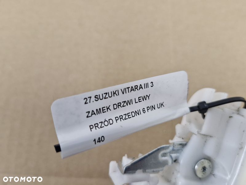 SUZUKI VITARA III 3 ZAMEK DRZWI LEWY PRZÓD PRZEDNI 6 PIN UK 82202-54PB2 - 7