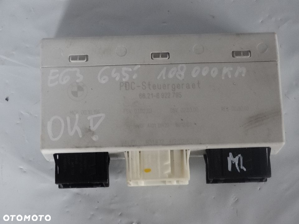 BMW E60 E61 E63 E65 E70 X5 E71 X6 Sterownik Moduł Parktronic PDC 6922785 - 2