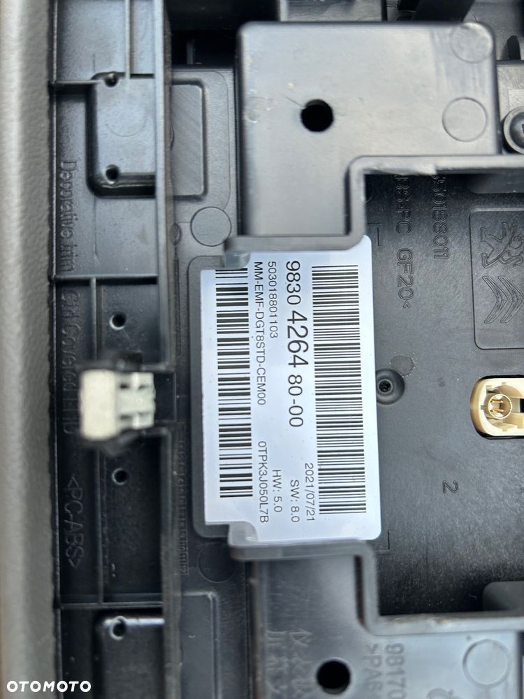 Citroen C5 Aircross Ekran wyświetlacz nawigacji 9830426480-00 - 6
