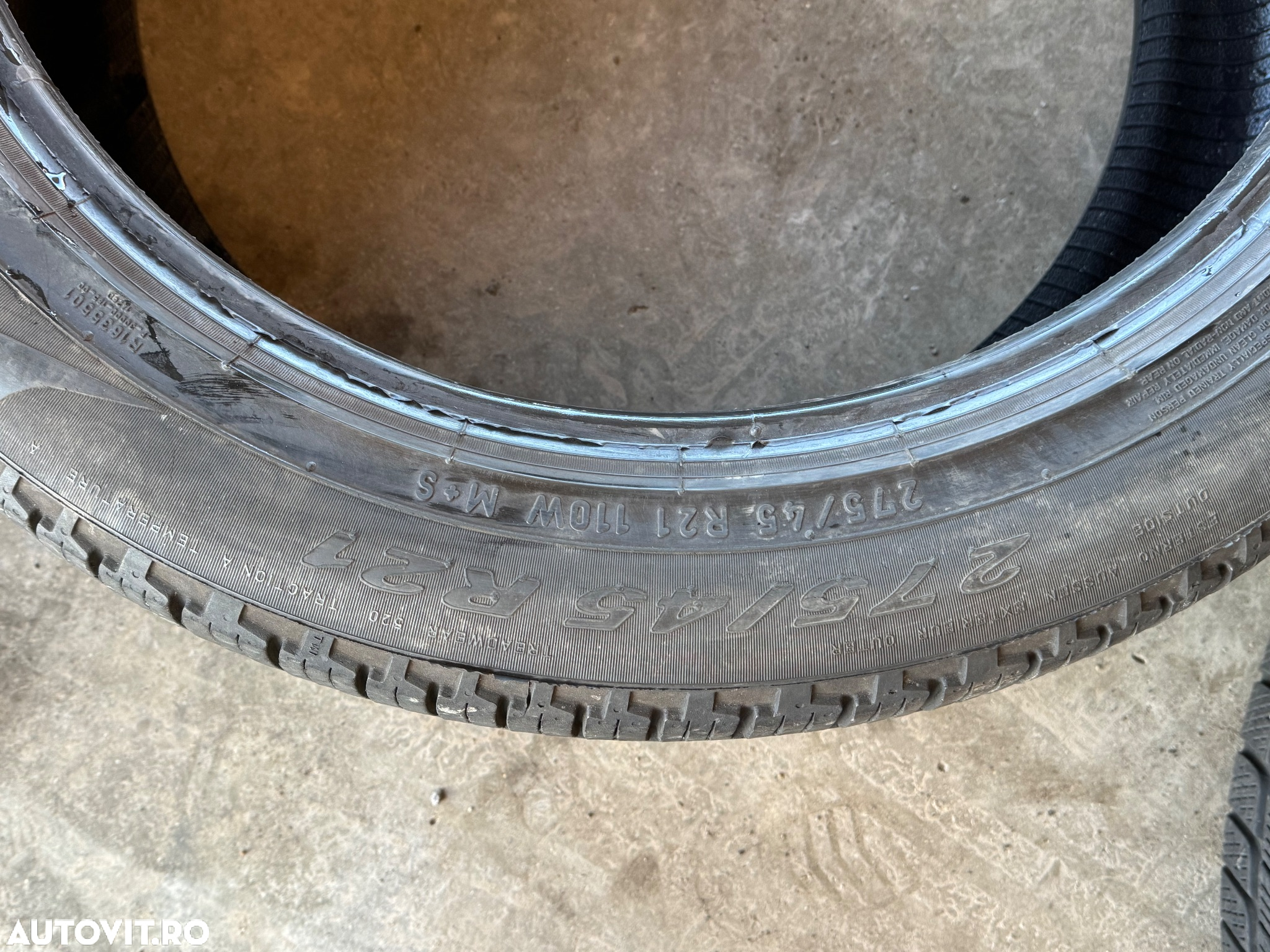 Vând 2 anvelope 275/45/21 Pirelli allseazon ca noi - 5