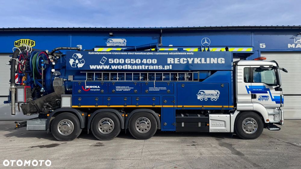 MAN TGS 35.500 KROLL Recycler CVS 3100 URACA P4-45 540ll/175bar - 8