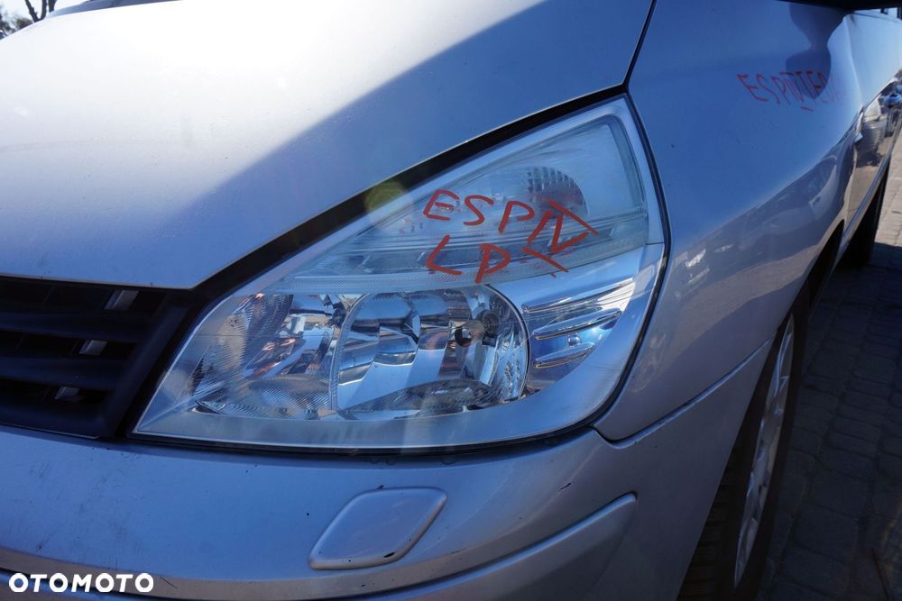 MASKA ZDERZAK BŁOTNIKI LAMPY ESPACE GRAND IV PH2 LIFT TED69  RENAULT 2006-2010 SREBRNY PRZÓD KOMPLETNY - 19