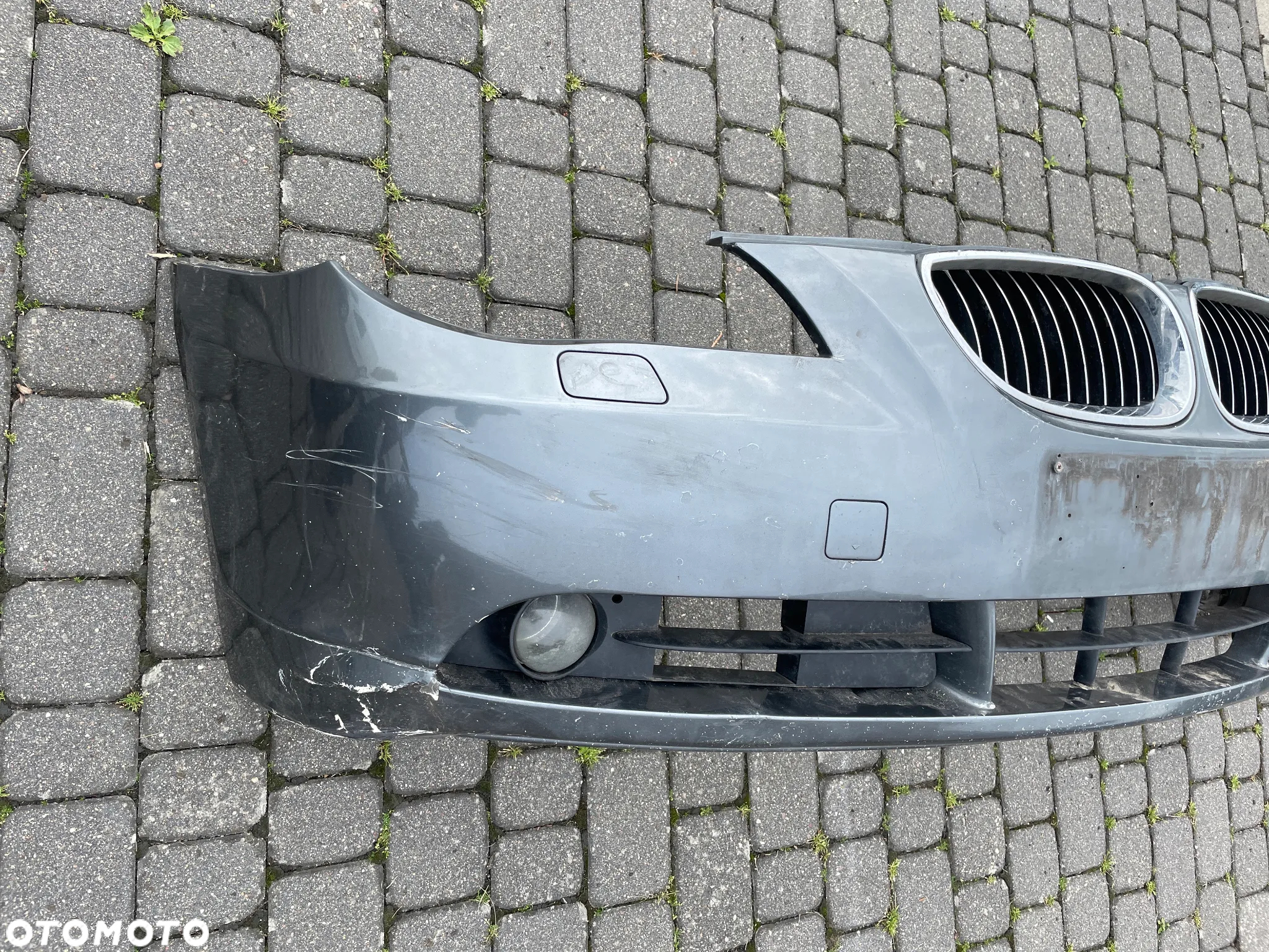 BMW E60 PRZÓD KOMPLETNY ZDERZAK PAS MASKA LAMPA XENON BŁOTNIK LEWY PRAWY TITANGRAU - 16