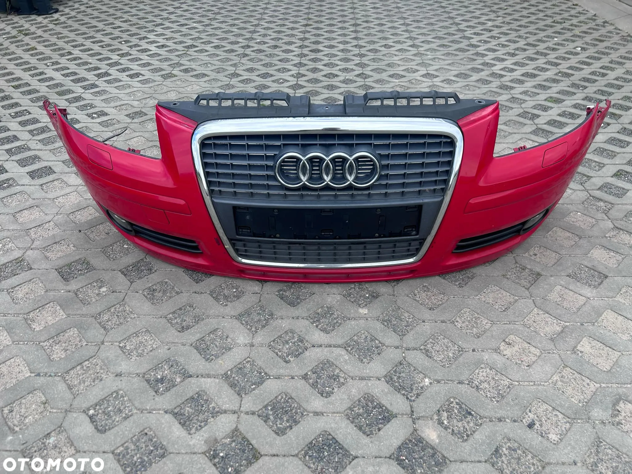Audi A3 8P Duży grill zderzak przód przedni spryski LY3J kompletny 2005-08 - 4