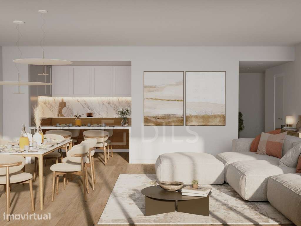 Apartamento T1 com área exterior, junto ao Rio Douro - Grande imagem: 2/105