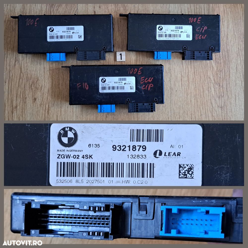 Modul ECU Gateway central calculator faruri lumini BMW Seria F - 2