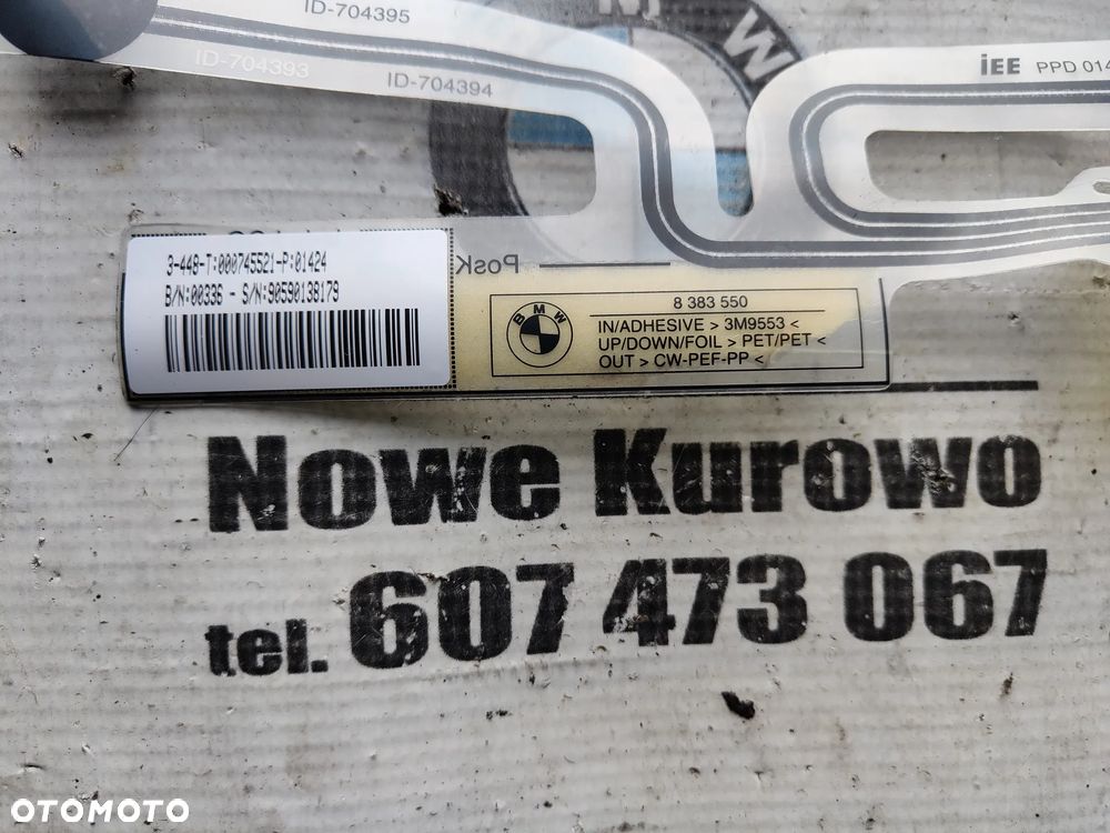 BMW E39 E38 Mata zajętości fotela 8383550 - 5