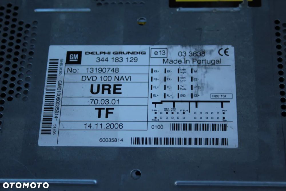 RADIO WYŚWIETLACZ OPEL ANTARA DVD 100 NAVI - 5