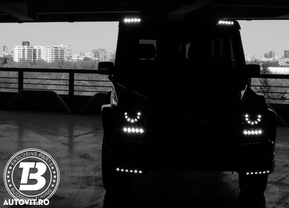 Lumini de zi LED DRL compatibile cu Mercedes G-Class W463 (89-12) - 7