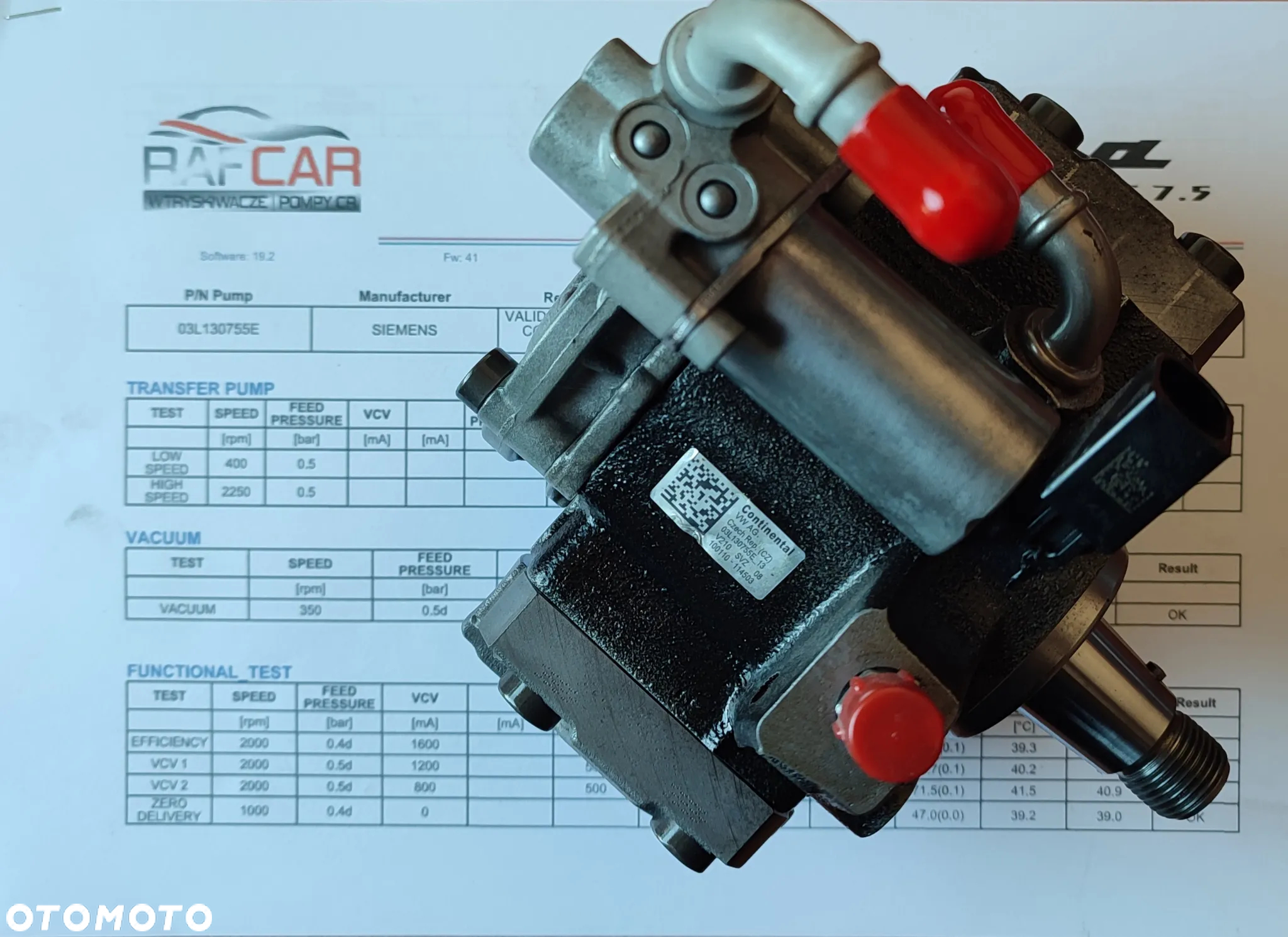 POMPA WTRYSKOWA CR AUDI SEAT SKODA 1.6D 09- 03L130755E REGENEROWANA - 3