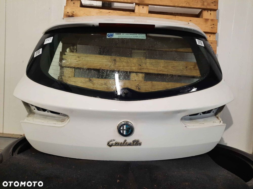 / KLAPA TYŁ TYLNA BAGAŻNIKA ALFA ROMEO GIULIETTA 296/A BIAŁA - 5