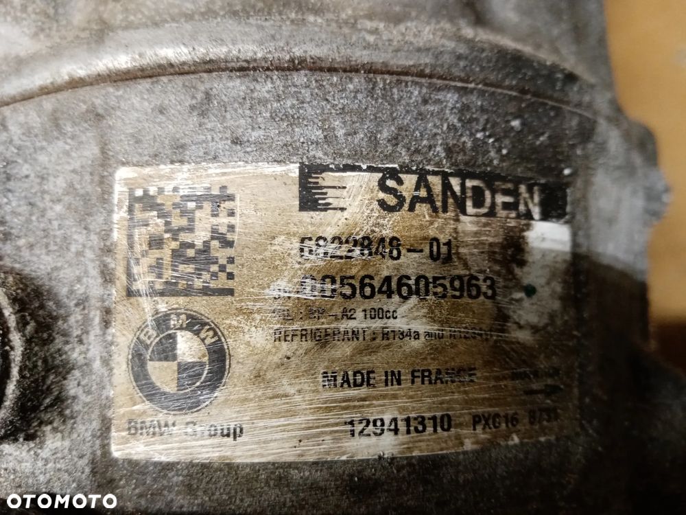 Sprężarka klimatyzacji pompa klimy BMW M5 G30 F90 4.4 V8 6822848 - 8