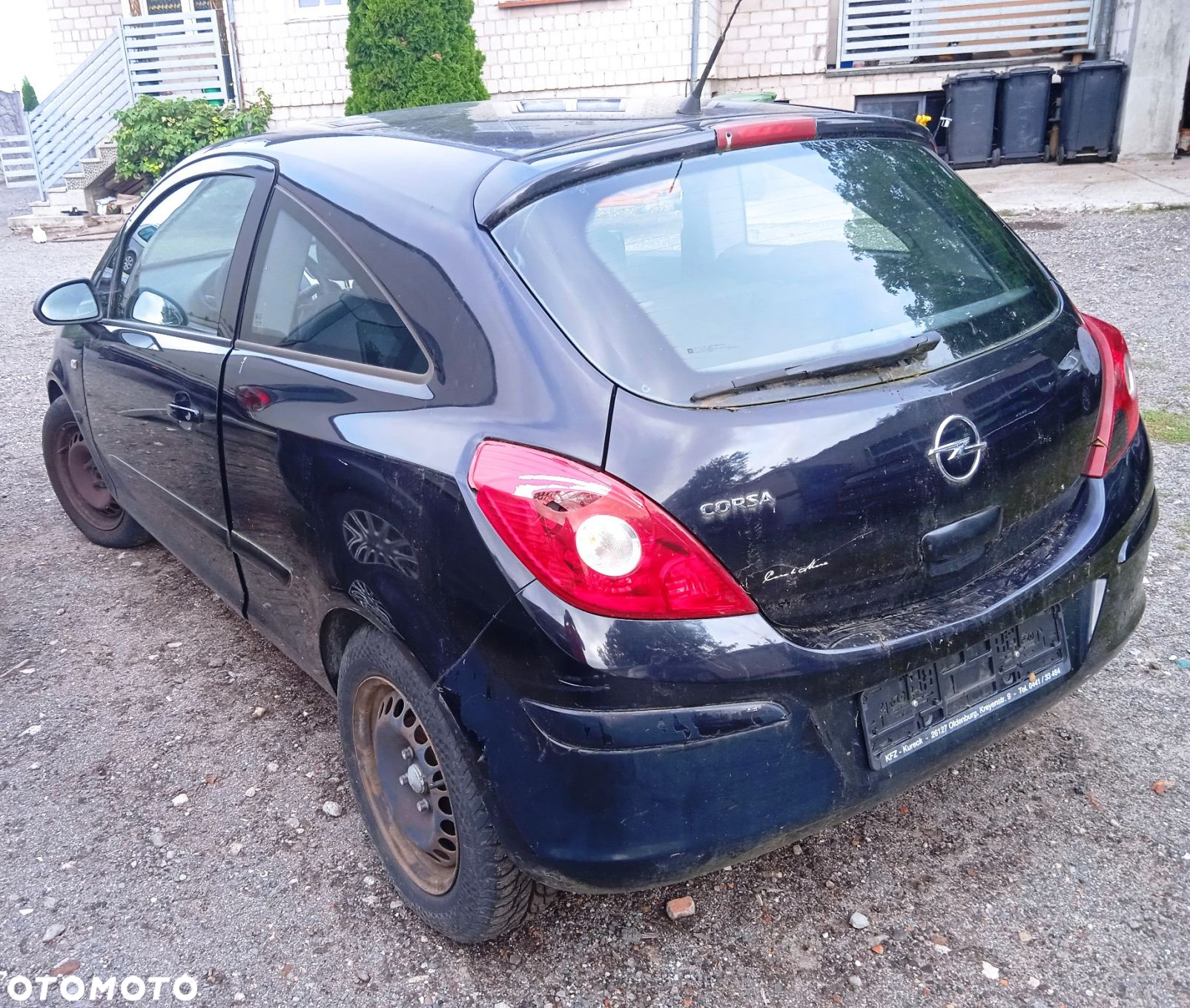 Na części Opel Corsa D 3D Z20R Z10XEP maska zderzak drzwi klapa szyba fotel kanapa lusterko lampa - 4