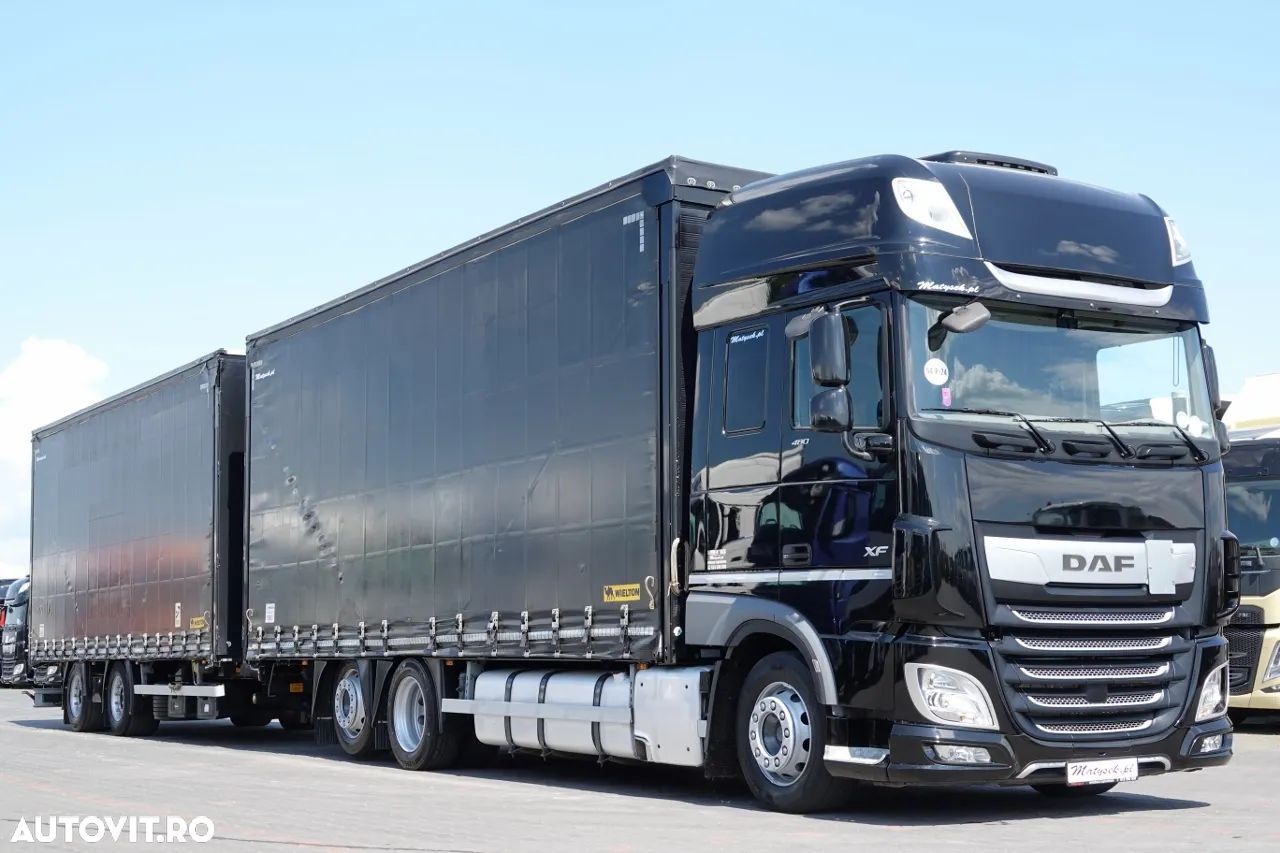 DAF XF 480 / COMBINAȚIE TANDEM / 120 M3 / TRANSPORT / I-PARK COOL / WIELTON / 2019 / CONTRACTUL DE SERVICE DUPĂ - 1