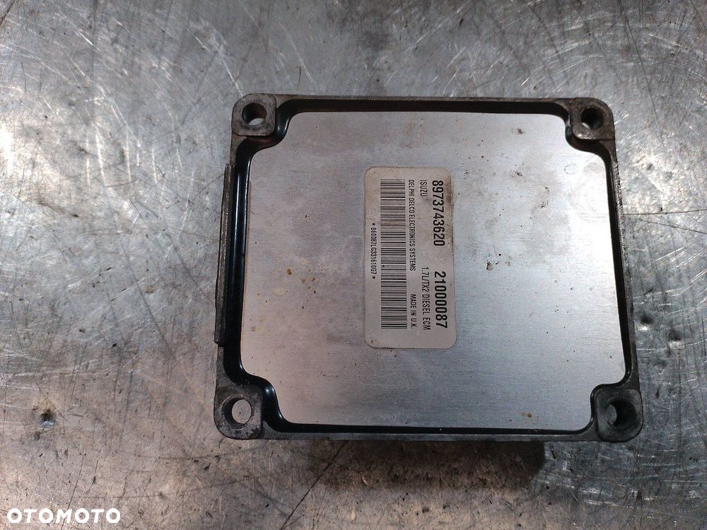 KOMPUTER, STEROWNIK OPEL ASTRA G 8973743620  21000087 1.7 DTI - 3