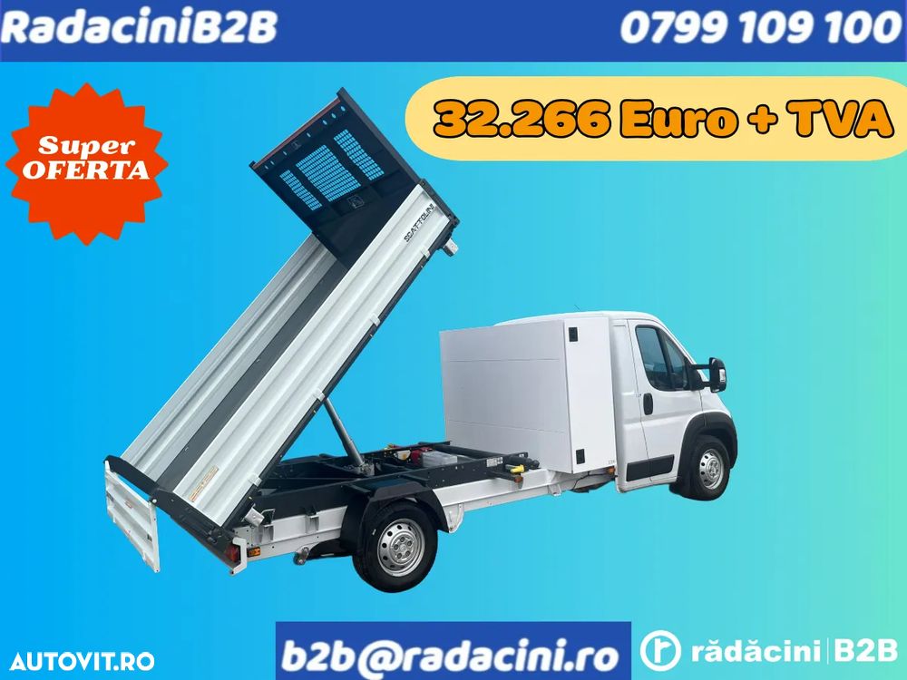 Citroën Jumper + bena basculabila trilateral + Box unelte - 1