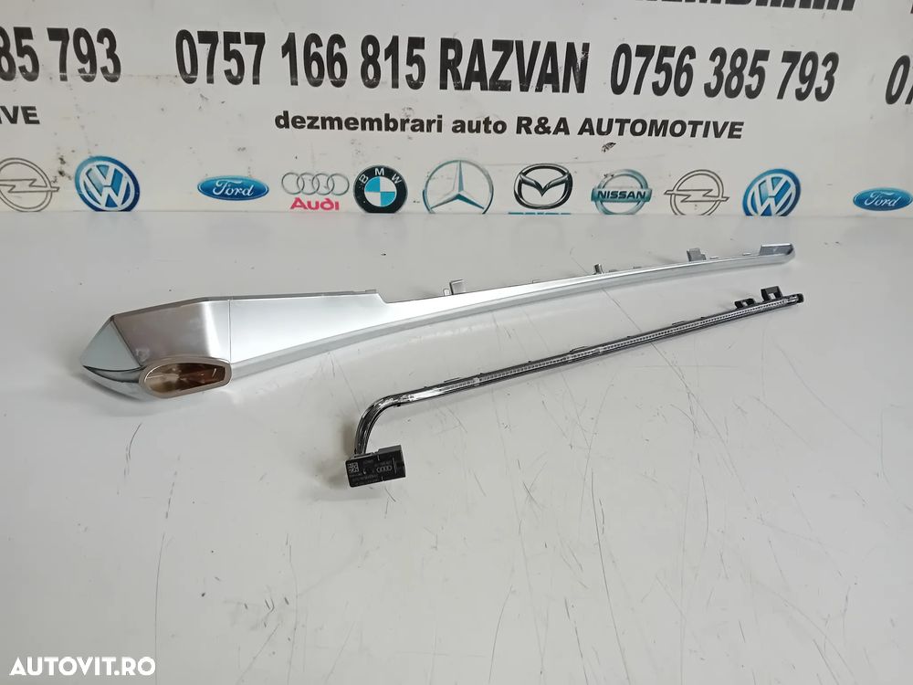 Ornament Trim Usa Stanga Fata Cu LED Lumini Ambientale Audi A6 4K C8 AN 2018-2024 - 1