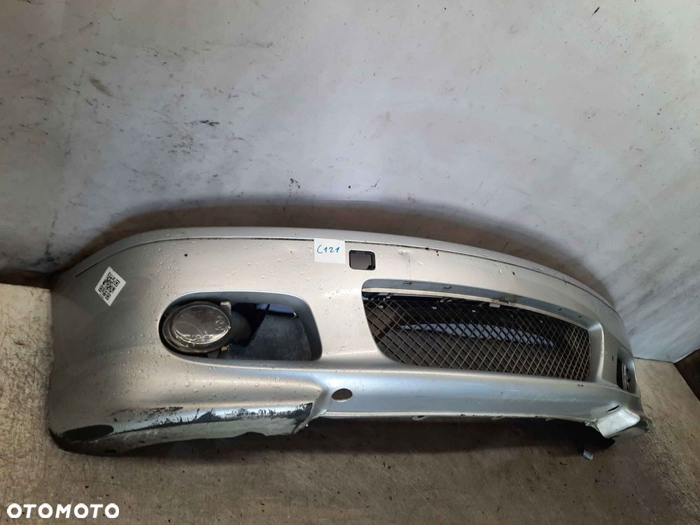 ^ ZDERZAK PRZÓD PRZEDNI BMW E46 SERIA 3 III COUPE M PAKIET TITANSILBER SREBRNY HALOGENY - 5