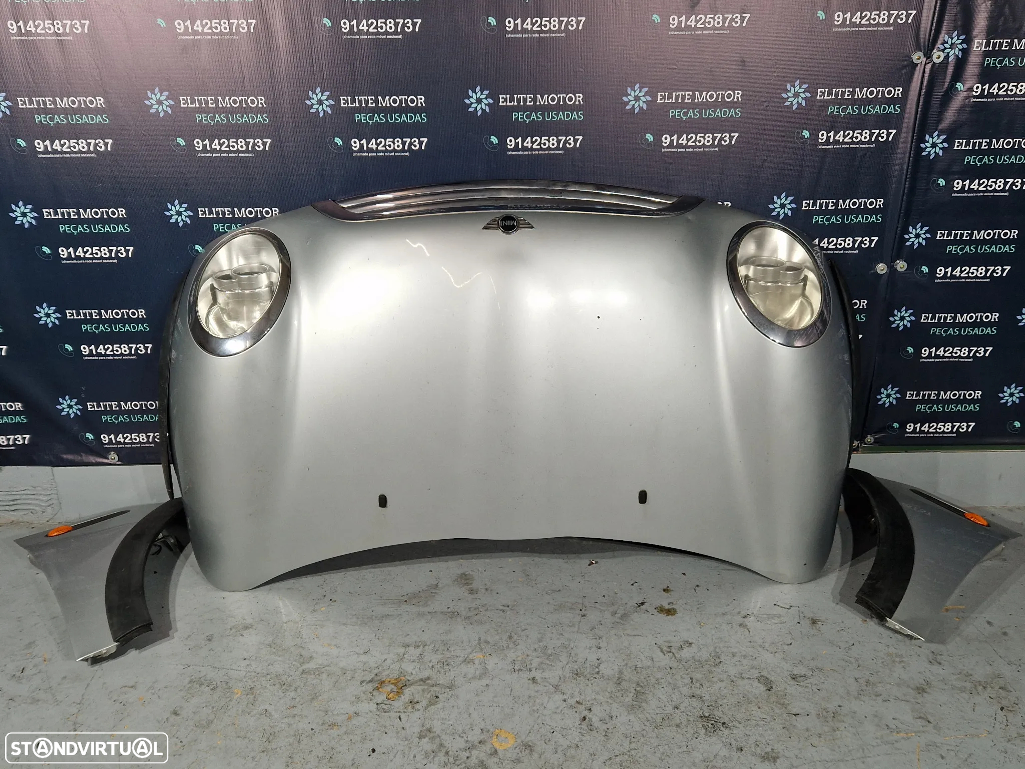 Frente completa usada MINI ONE COOPER R50 R53 1.4i capot parachoques oticas guardalamas - 9