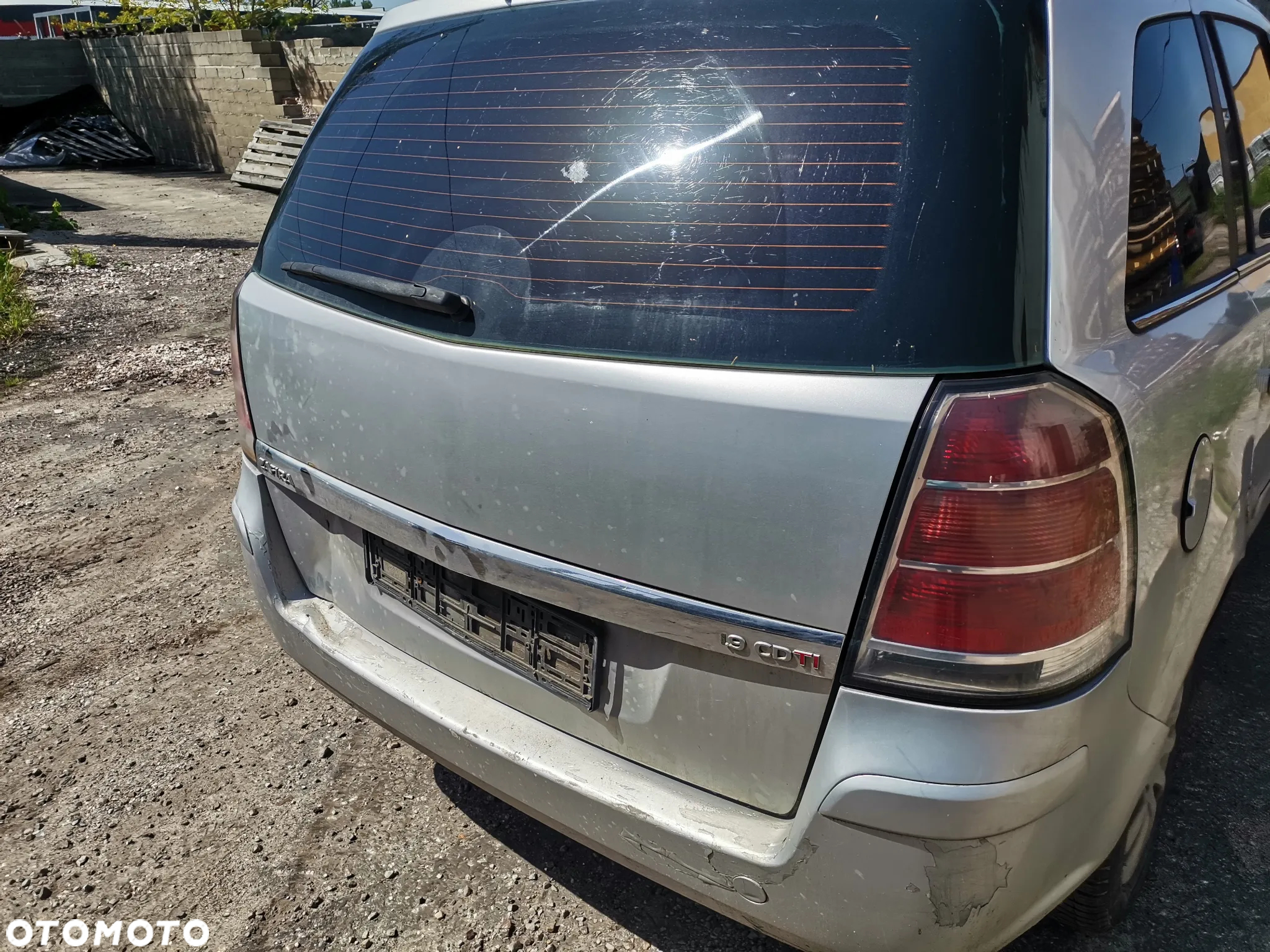 Opel Zafira B kod lakieru Z157 maska zderzak drzwi blotnik skrzynia lampa szyba - 8