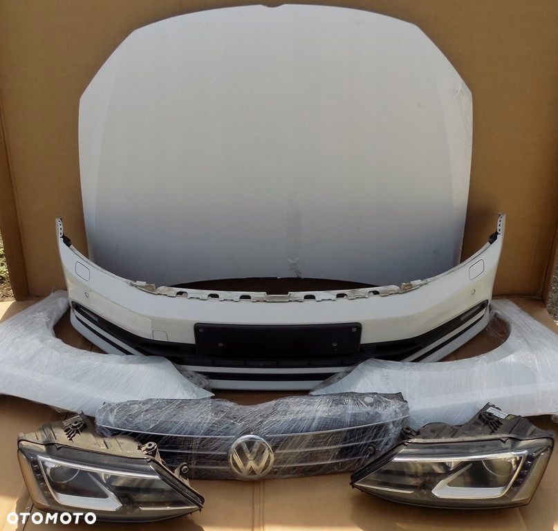 dw jetta 6 zderzak maska błotniki led xenon pas - 1