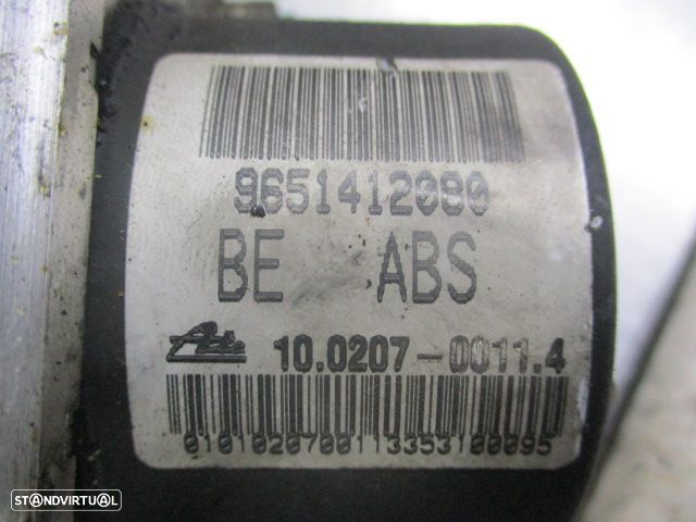 Abs 9651412080 10020700114 CITROEN C3 PLURIEL CITROEN C3 2004 1.4HDI 70CV 0P CITROEN C2 2003 1.4HDI 70CV 3P CINZA - 3
