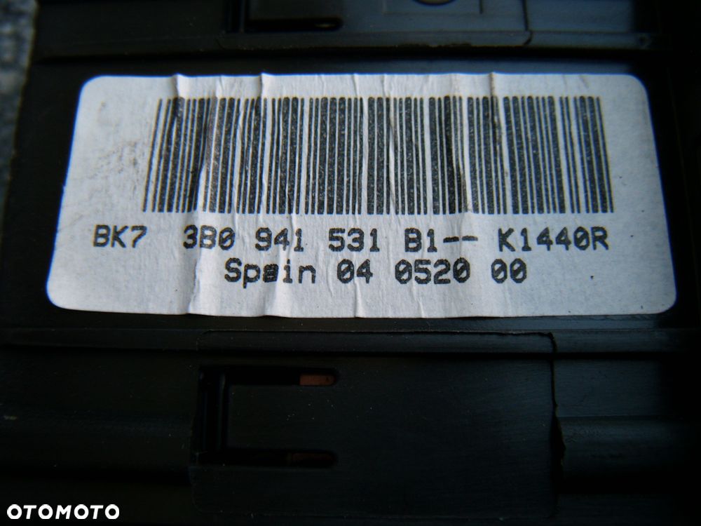 skoda octavia 1 włącznik świateł 3b0941531 - 2
