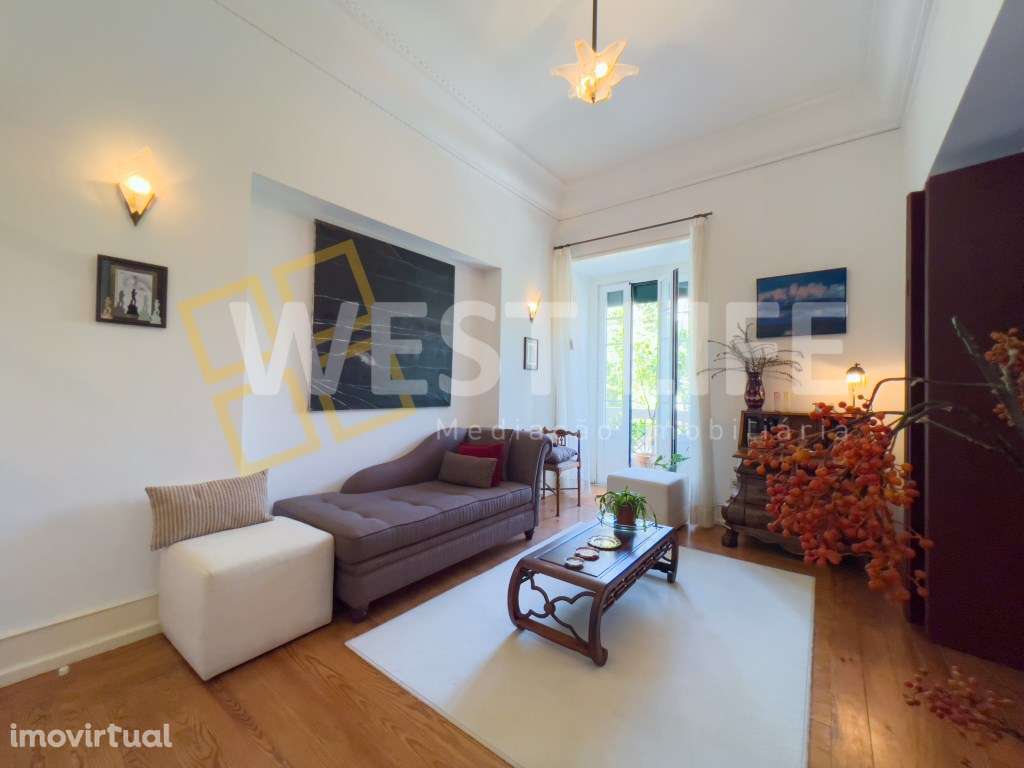 Apartamento T5 em zona nobre com ESPAÇOS VERDES - Arquitetura histó... - Grande imagem: 4/30