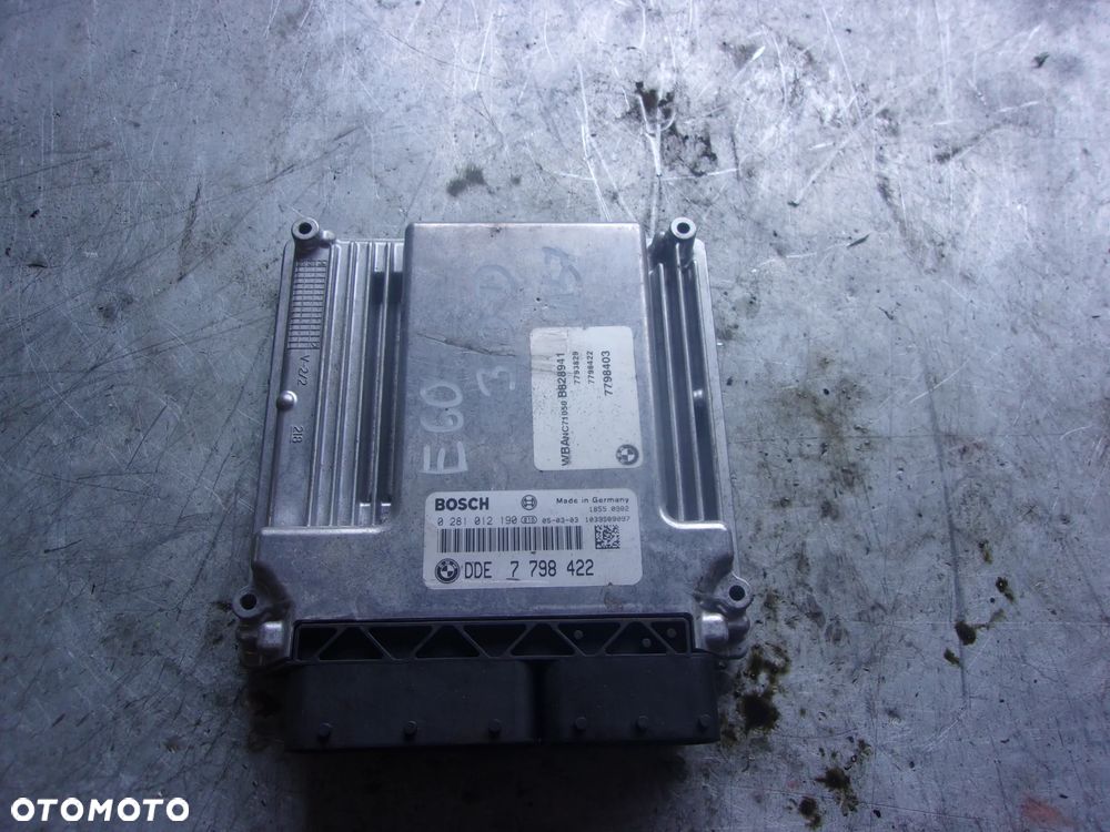 STEROWNIK SILNIKA Komputer BMW E60 0281012190