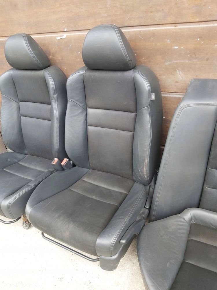 Honda Accord VII 7 fotel lewy prawy przód tył kanapa pół skóra SEDAN kompl - 3
