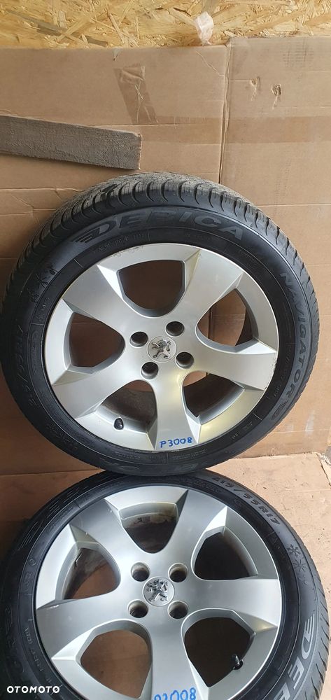 Alufelgi z oponami alusy felgi aluminiowe 4X108 R17 7.5J ET29 215/55 R17 Peugeot 3008 9684883880 - 2
