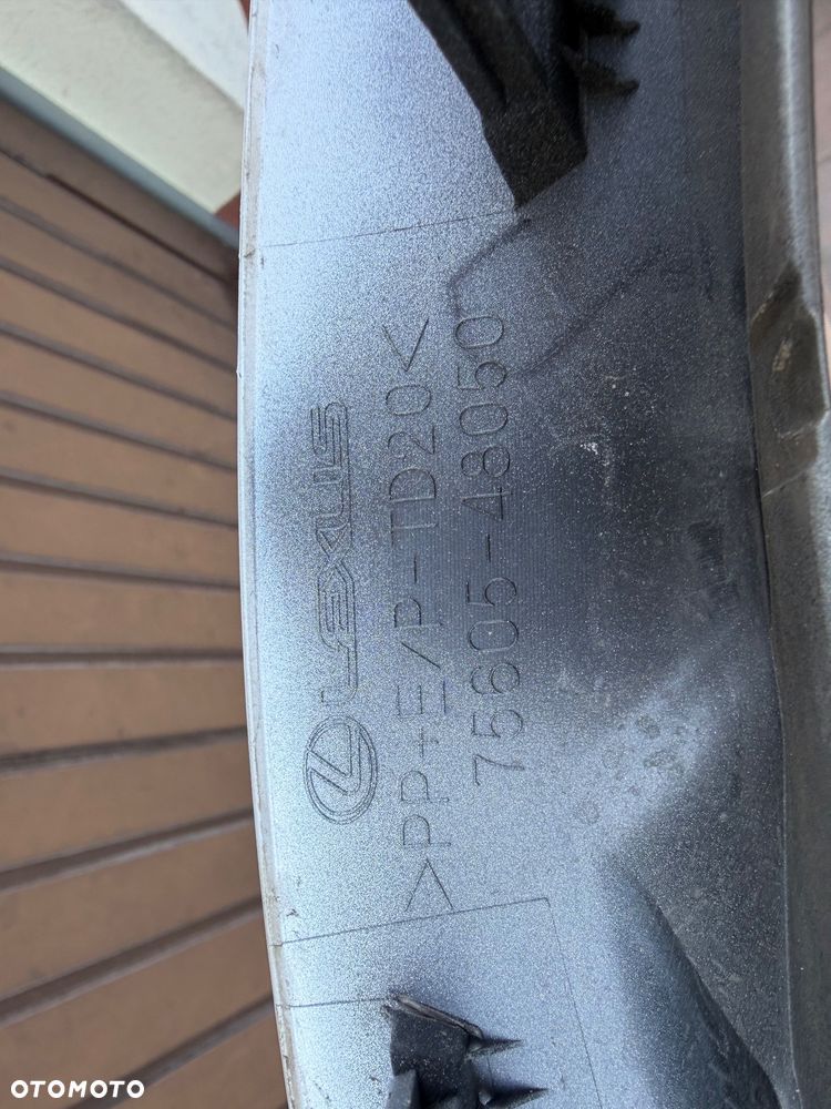 LEXUS RX500H V 5 2023- LISTWA BŁOTNIKA PRAWY TYŁ 75605-48050 - 6