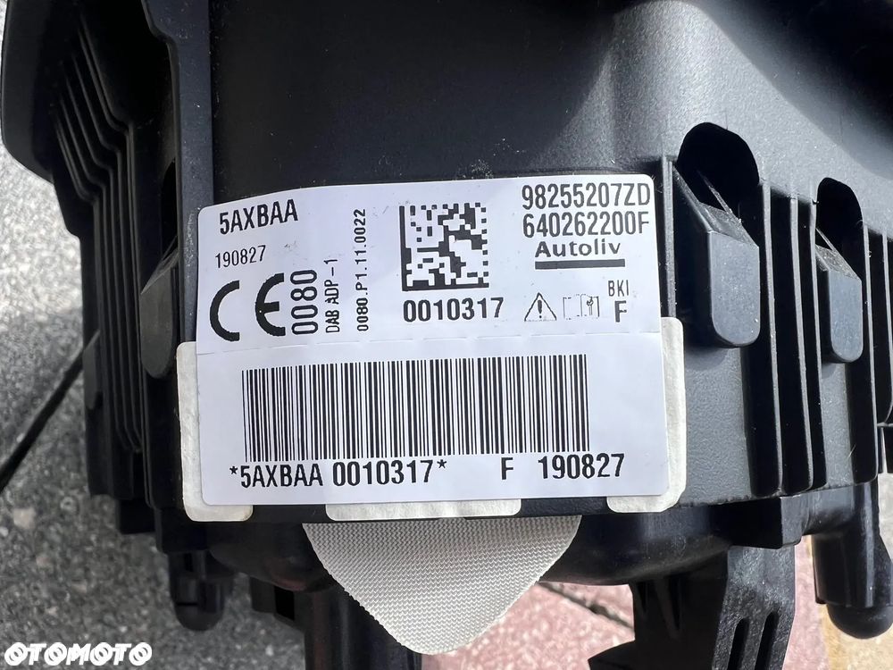DESKA ROZDZIELCZA KONSOLA PODUSZKA KIEROWCY PASAŻERA PASY AIR BAG PRZÓD TYŁ PEUGEOT 2008 II GT 208 II ORYGINAŁ 2020 ROK - 8