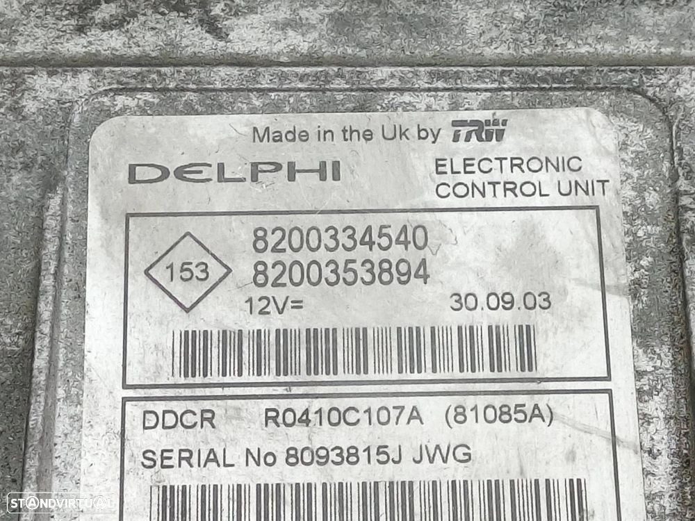 CENTRALINA DO MOTOR UCE NISSAN ALMERA N16E - 3