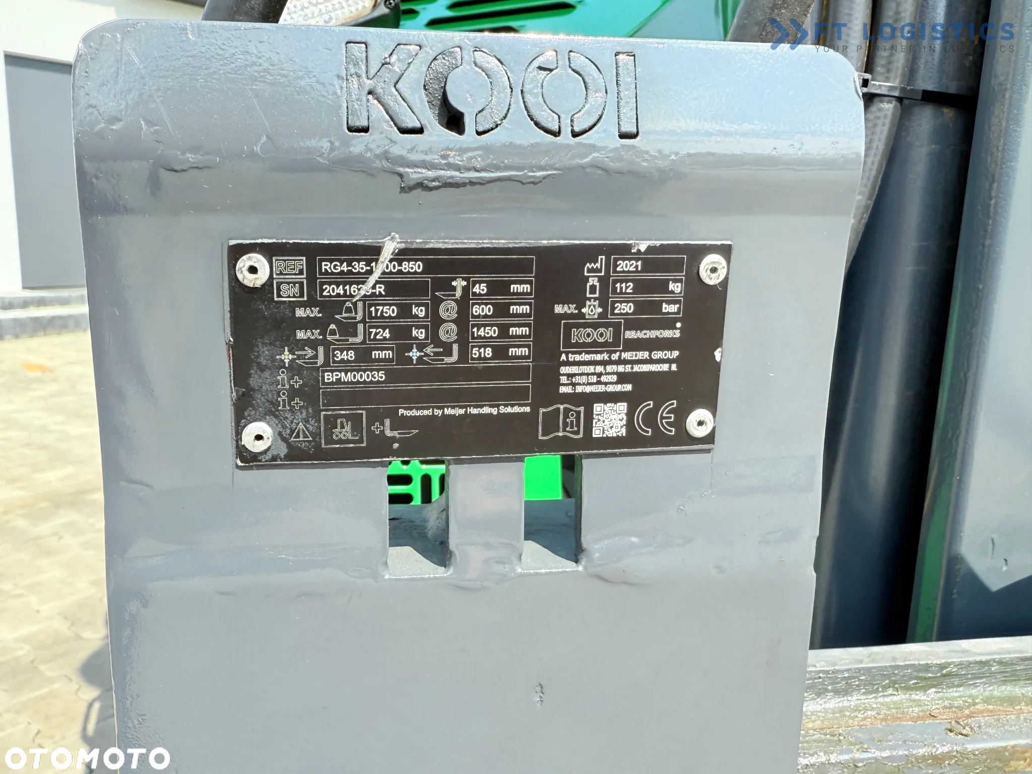 Combilift CB2500 / DIESEL / TRIPLEX / WYDŁY WYSUWNE / 5500MM / WOLNY SKOK / PRZESUW WIDEŁ / POZYCJONER / JAK NOWY - 6