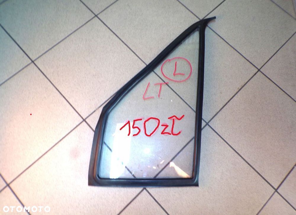 VW LT 96-06r SZYBA Z DRZWI PRZEDNICH LEWYCH Z USZCZELKĄ - 1