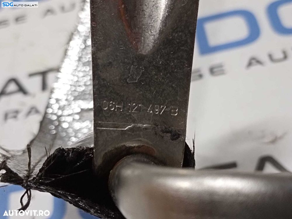 Furtun Conducta Retur Apa Racire Turbo Turbina Turbosuflanta Audi Q5 8R 2.0 TFSI 2008 - 2017 Cod 06H121497B [M5644] - 2