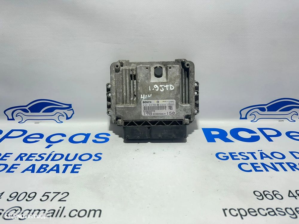 .Centralina Motor Bosch Original FGP Fiat Bravo 1.9 JTD 51828270 0281013580 2007 - 2014 - 3