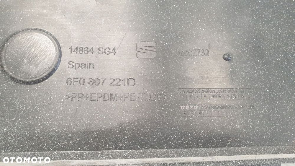 seat ibiza v 6f 6f0 fr zderzak przód przedni - 7