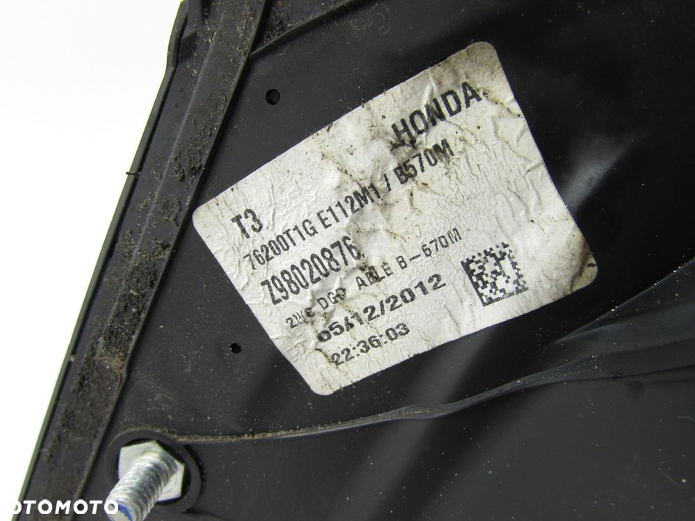 HONDA CR-V CRV IV 12-15 LUSTERKO ZEWNETRZNE PRAWE B570M 9 PIN - 8