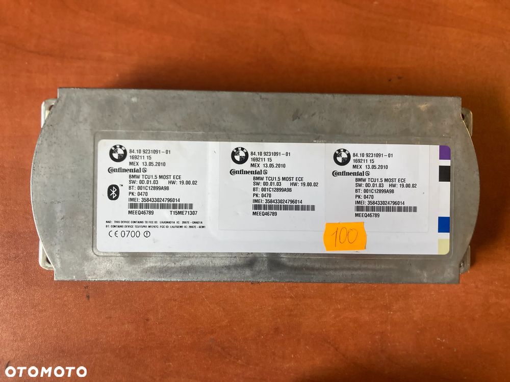Moduł bluetooth BMW E60 E90 E70 E87 16921115 - 1