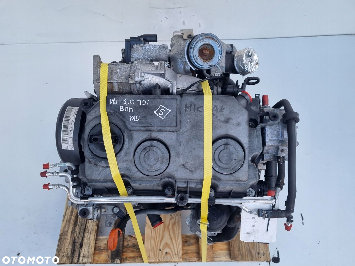 SILNIK KOMPLET VW Caddy III 2.0 TDI 140KM 185tyś BMM - 3