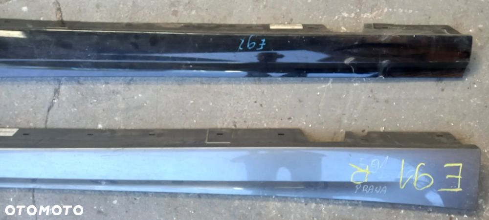 BMW E90 E91 NAKŁADKA LISTWA PROGOWA  LEWA PRAWA - 6