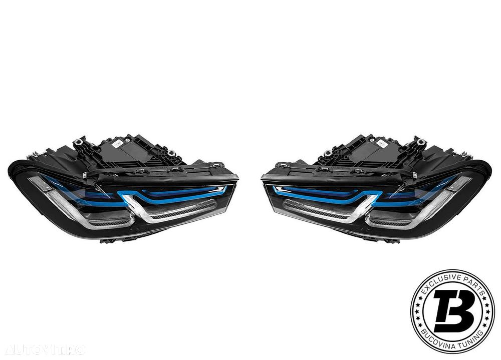 Pachet Exterior compatibil cu BMW Seria 5 G30 conversie la G30 LCI M5 Design - 15