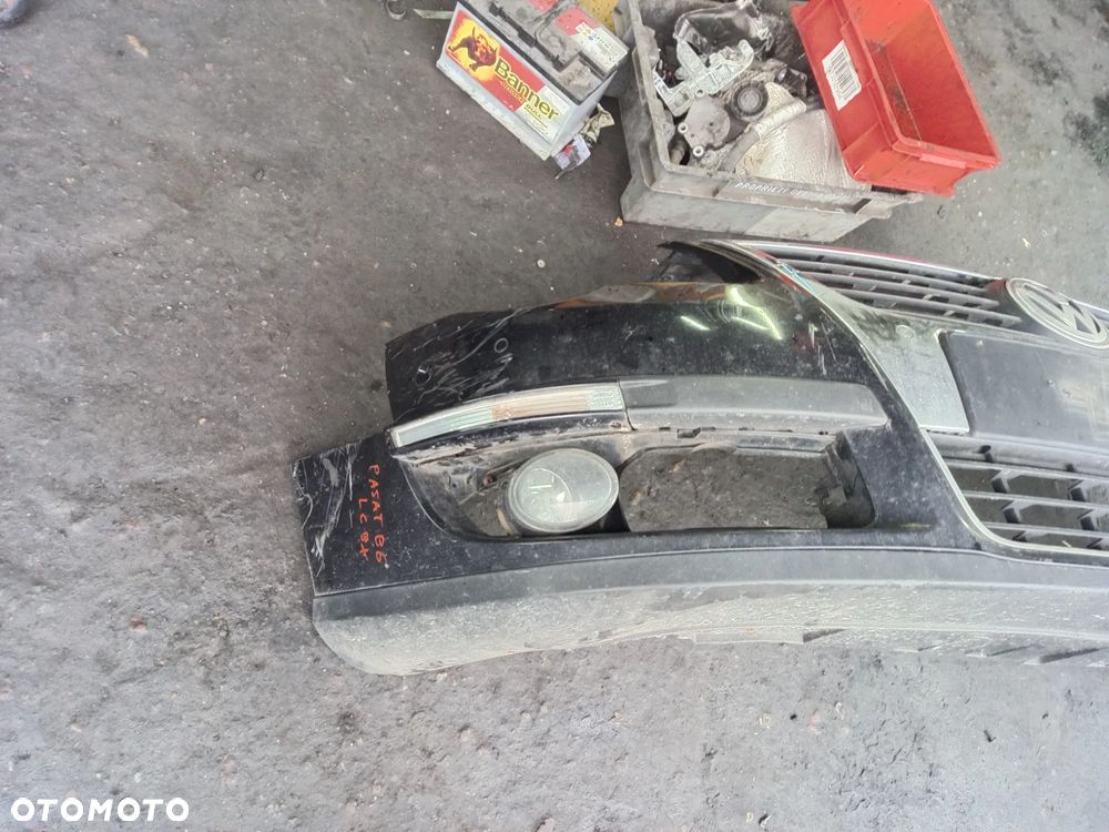 VW PASSAT B6 05- ZDERZAK PRZÓD PRZEDNI PDC LC9X - 3