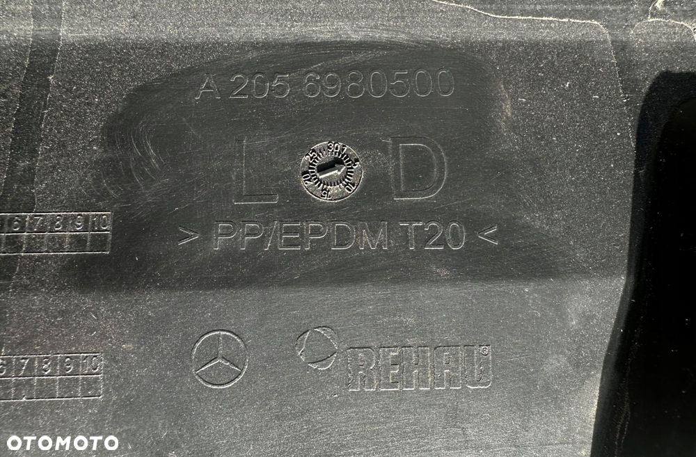 listwa progowa próg amg c klasa 205 w205 cabrio - 12